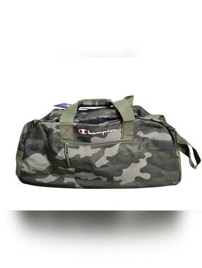 Champion Unisex Adult Velocity Duffel Bag Camo Cargo Olive Color Nwt